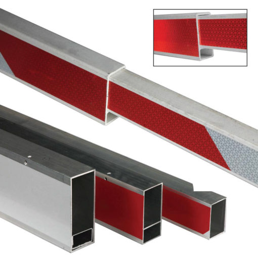 Detalle constructivo de brazo de barrera